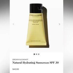 NIB Grown Alchemist Natural Hydrating Mineral Sunscreen SPF30